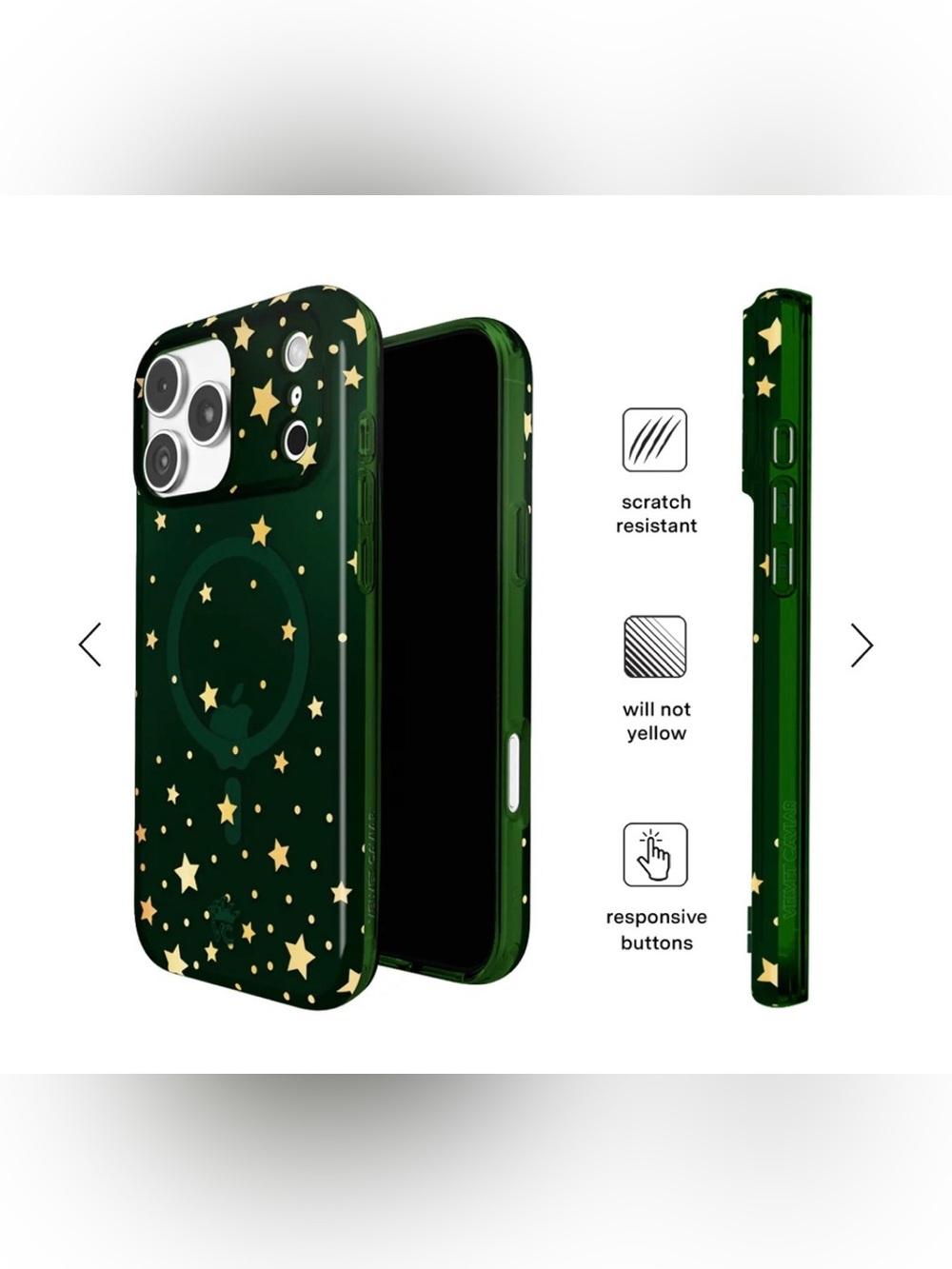 Velvet Caviar EVERGREEN STARS IPHONE CASE - IPHONE 15 PRO - Picture 6 of 6